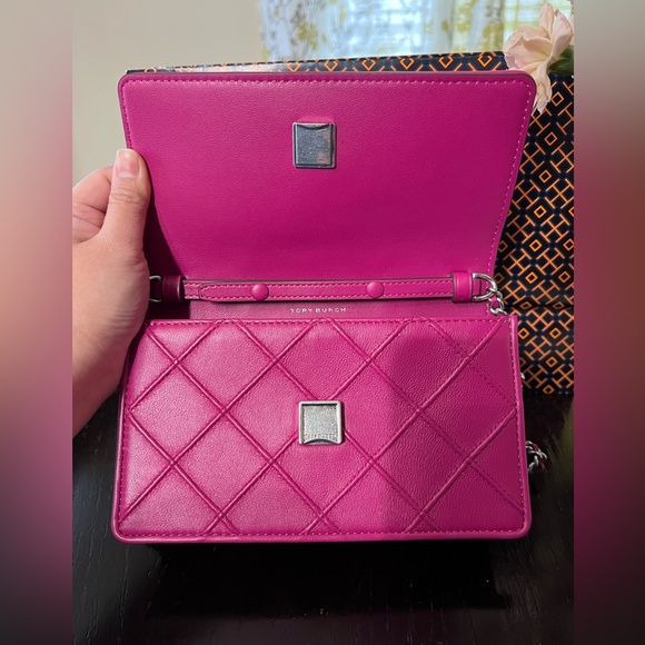 NEW Tory Burch Fleming Soft Chain Braided Crossbody Bag - Picture 8 of 14